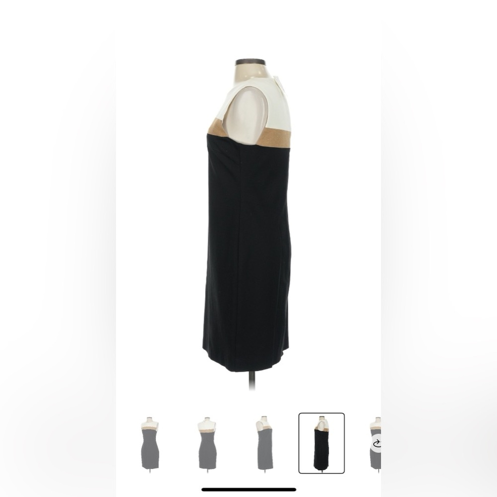 Trina Turk Black and Tan Dress size 2 - Picture 4 of 9